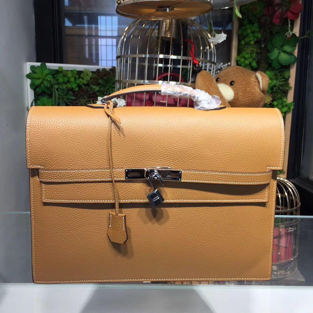 Hermes Briefcase, Men's Fashion, Bags, Briefcases on Carousell