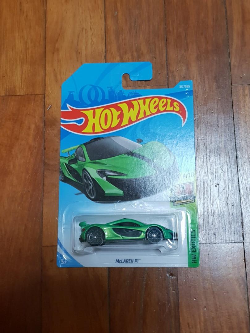 Hot wheels mclaren p1 green top