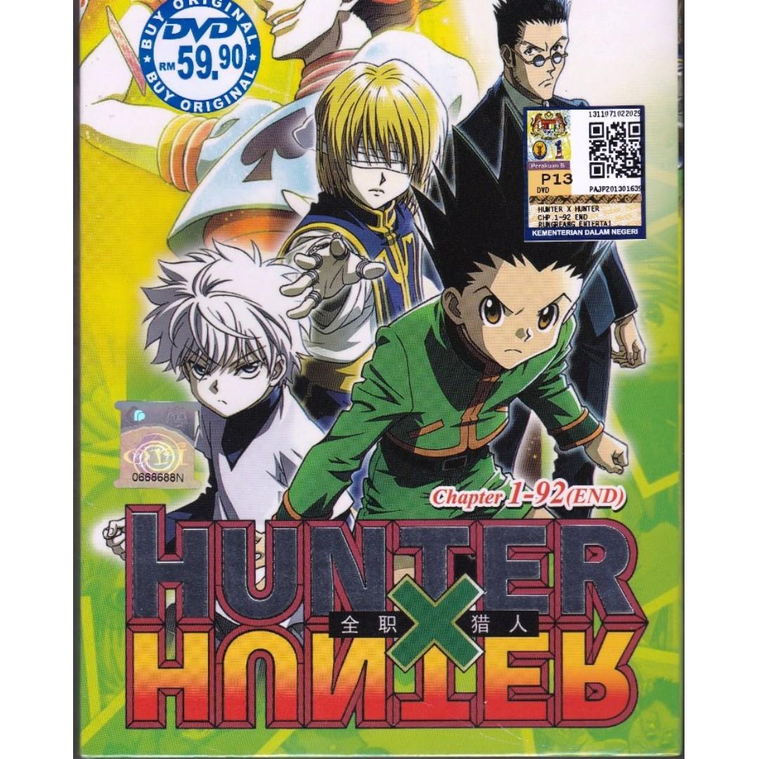 DVD Anime Hunter X Hunter (1-92 End +OVA) +Phantom Rouge & Last Mission