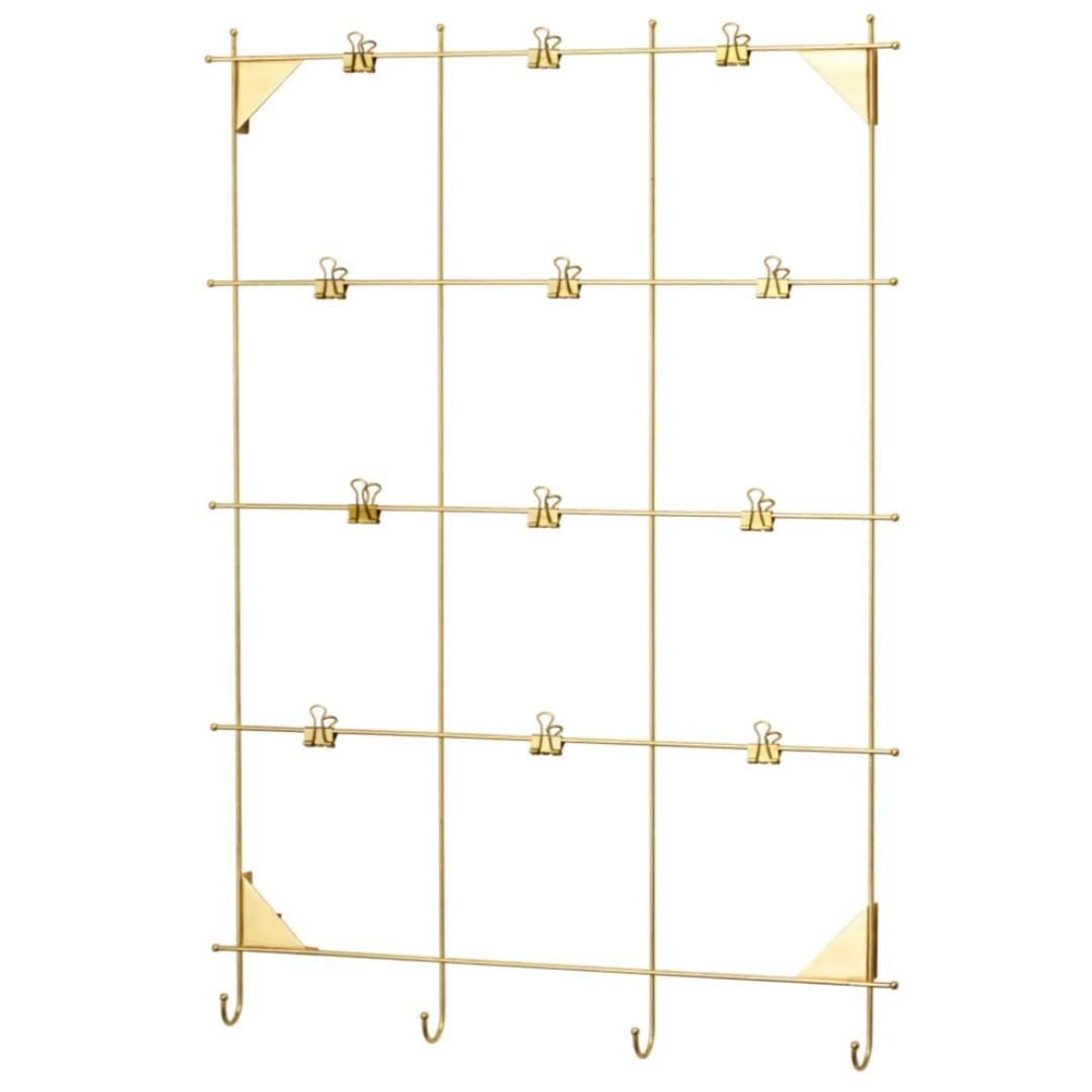 Ikea MYRHEDEN wall grid board, brasscolour, Hobbies & Toys