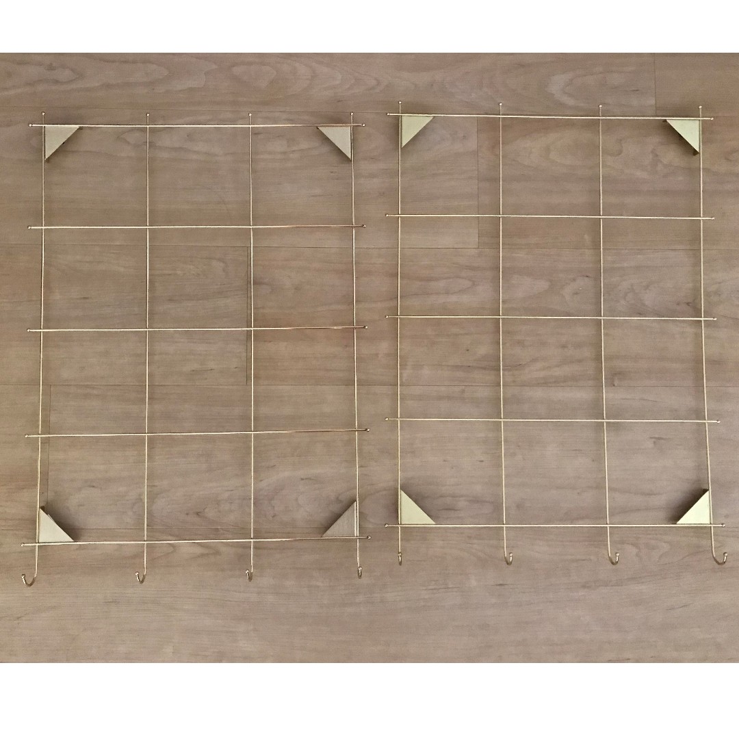 Ikea Myrheden Wall Grid Board Brass Colour Books Stationery Stationery On Carousell