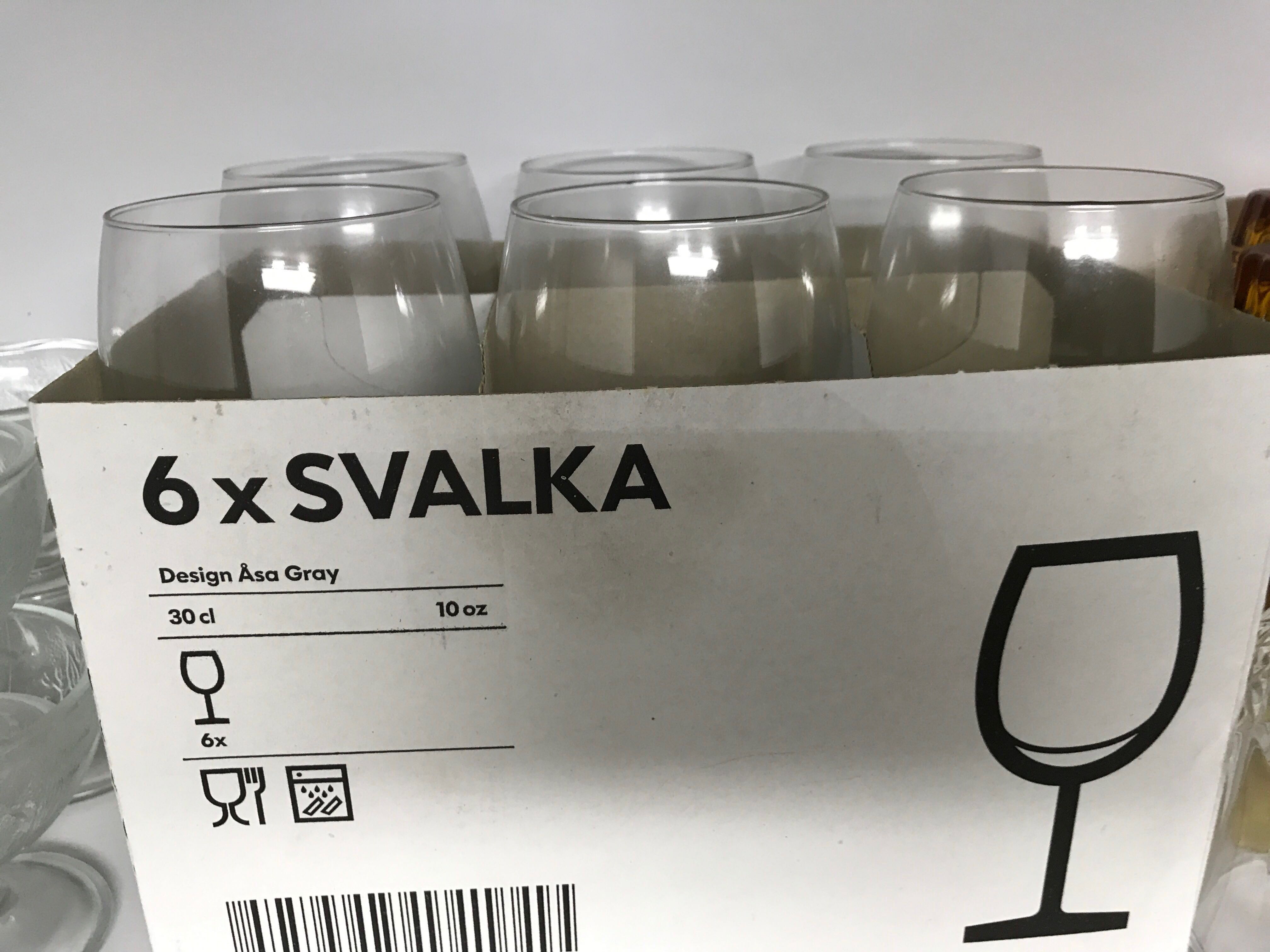 Ikea Svalka Wine Glasses UNUSED, Furniture & Home Living, Kitchenware