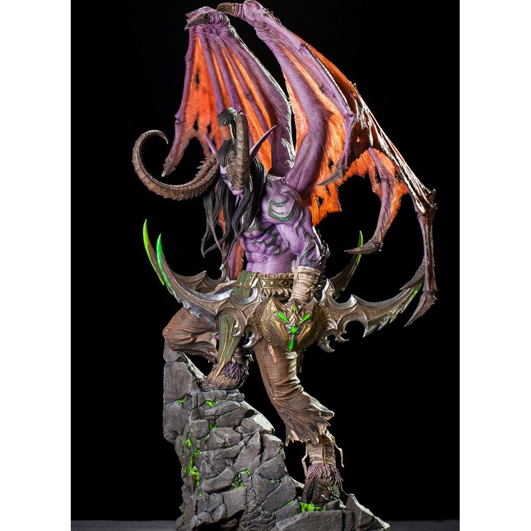Illidan Stormrage Statue From Blizzard World Of Warcraft