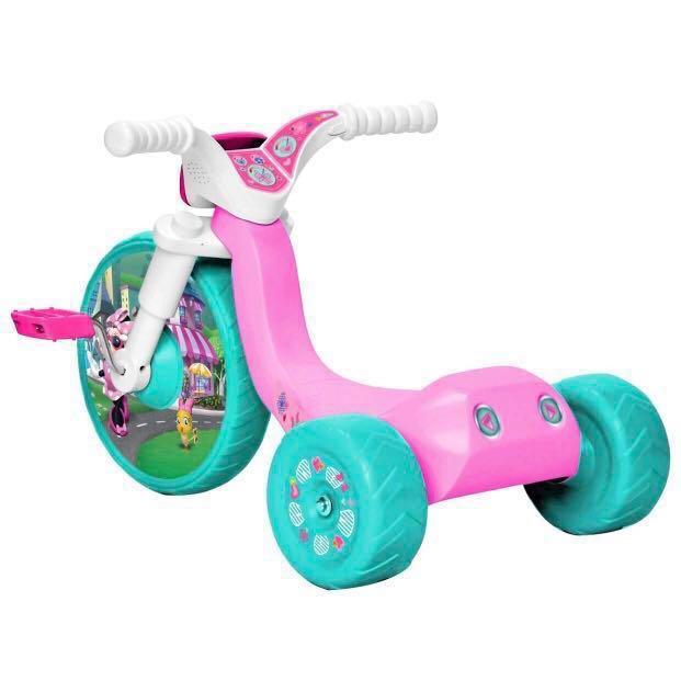 minnie mouse fly wheel tricycle