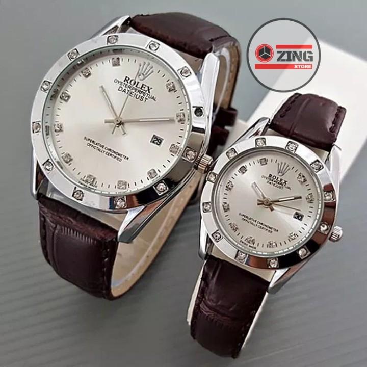 Jam tangan couple Rolex Barang Mewah Jam Tangan di Carousell