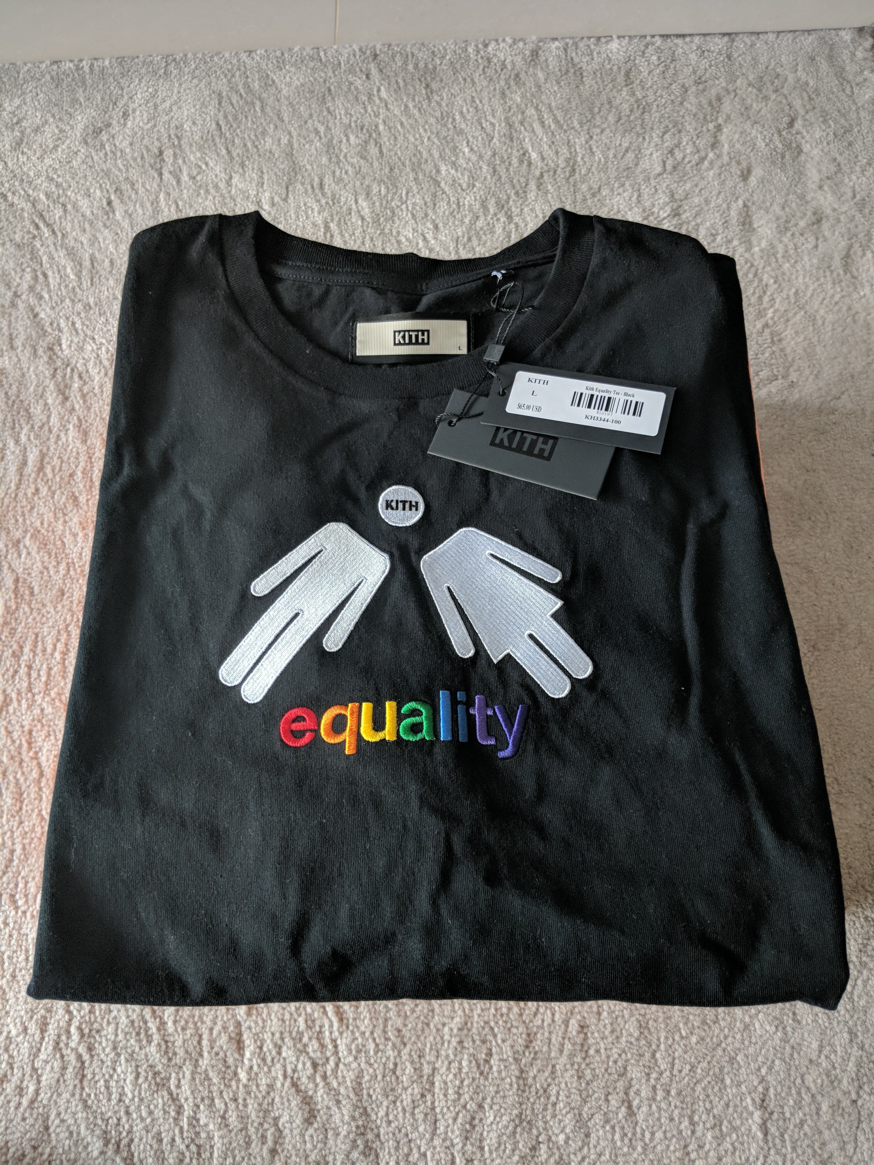 Kith top equality tee