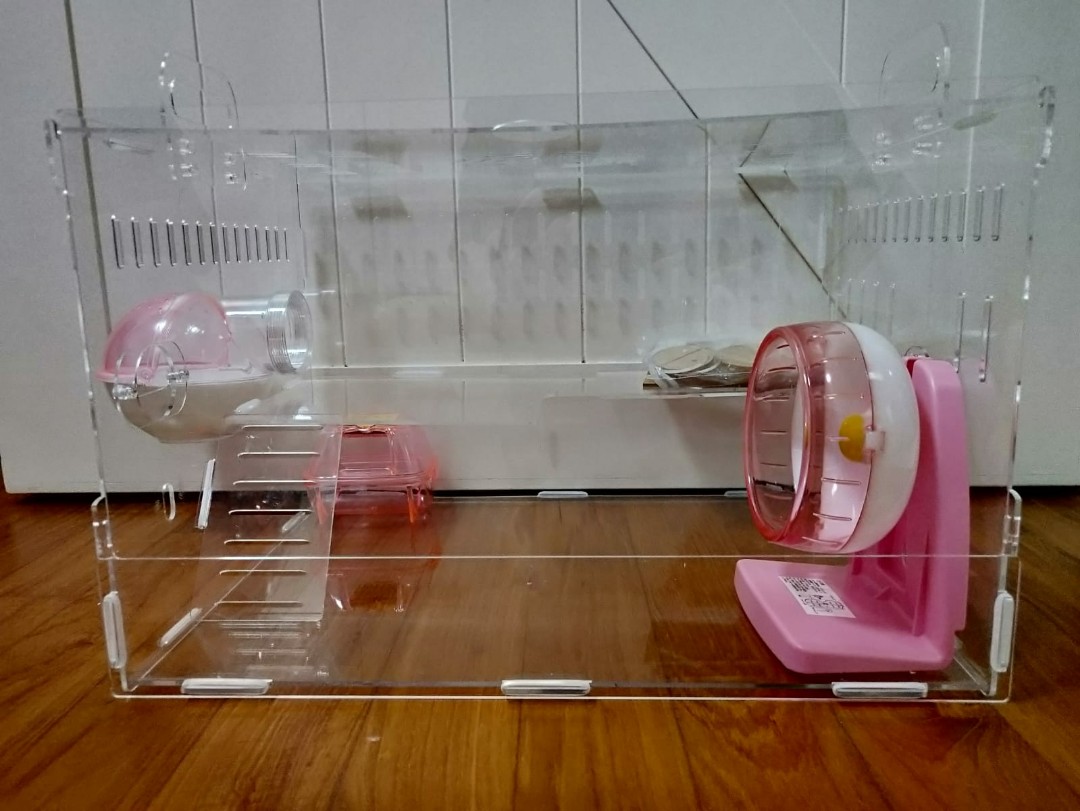 acrylic hamster cage