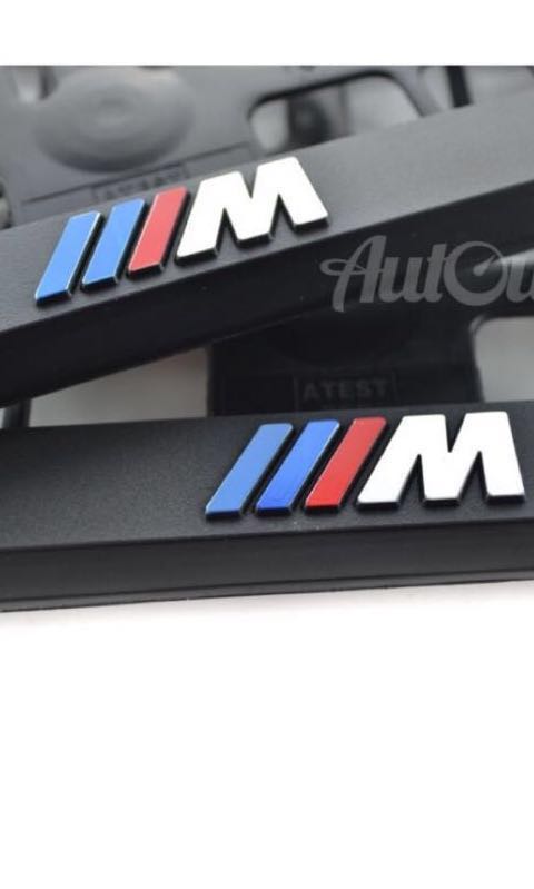 License Plate Holder Frame For Bmw 3d M Logo Car Accessories Car Plates On Carousell