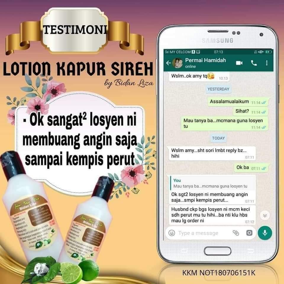 Lotion Kapur Sireh Beauty Personal Care Bath Body Body Care On Carousell