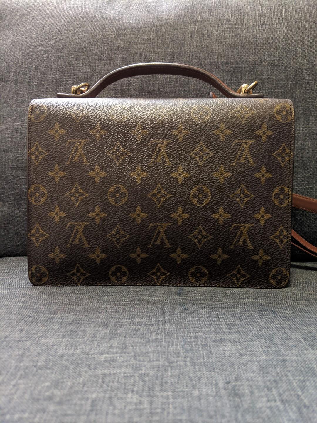Louis Vuitton Monogram Monceau 26, $1,245, TheRealReal