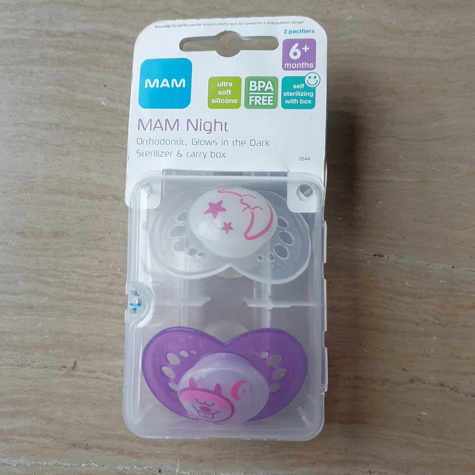 Mam glow in the dark best sale pacifier