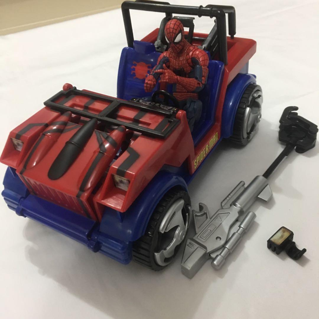spiderman jeep toy