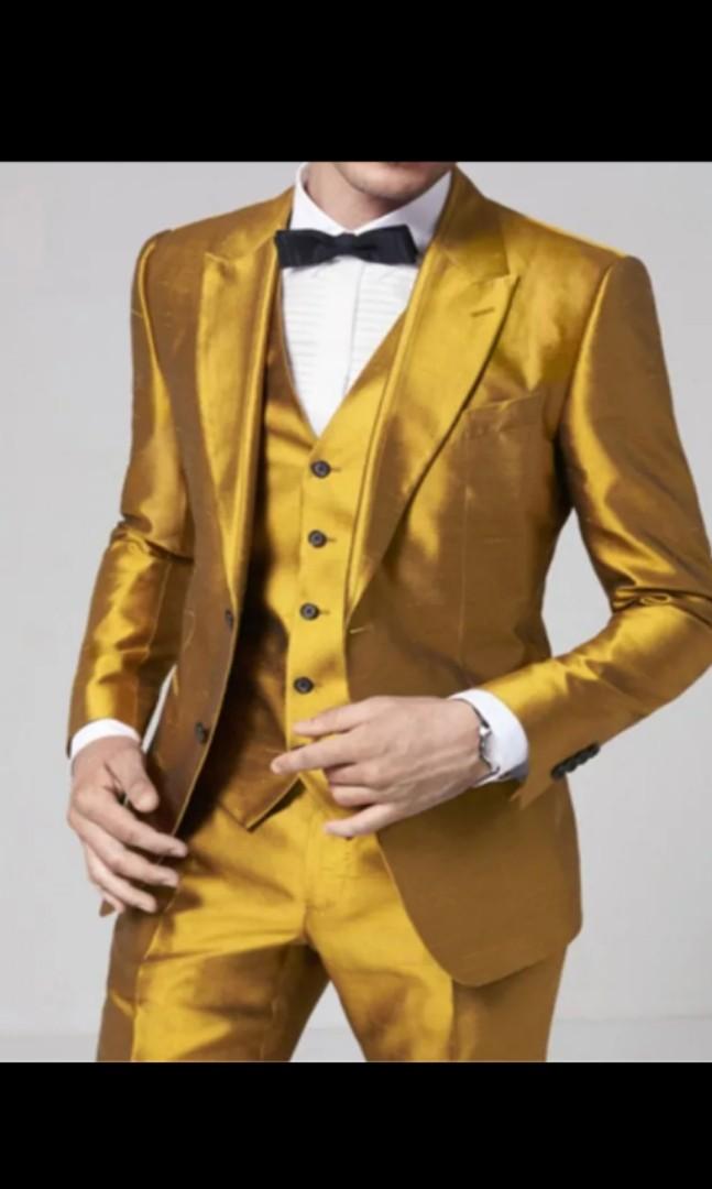 Gold suit hotsell coat