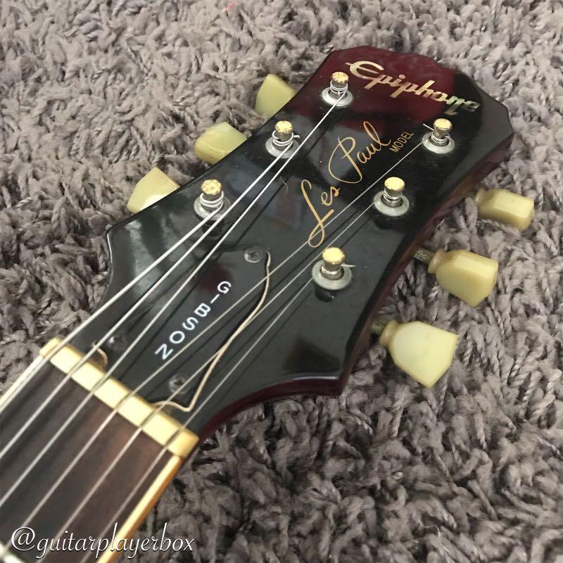 Epiphone les paul with gibson truss store rod cover