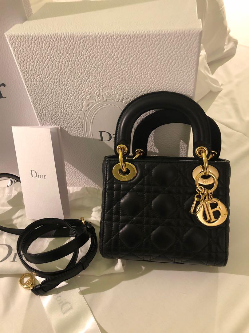 mini lady dior strap