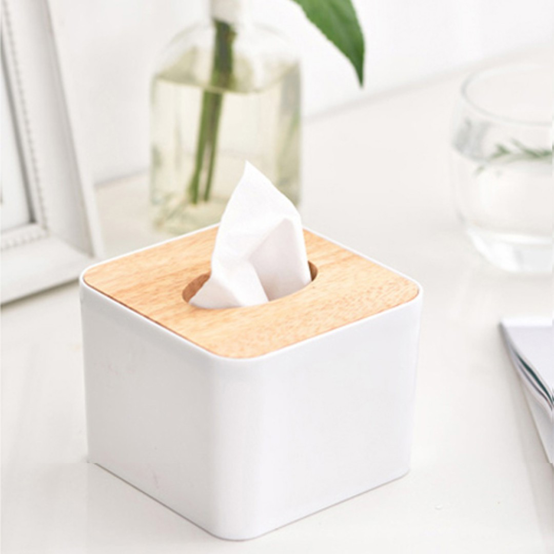square tissue holder