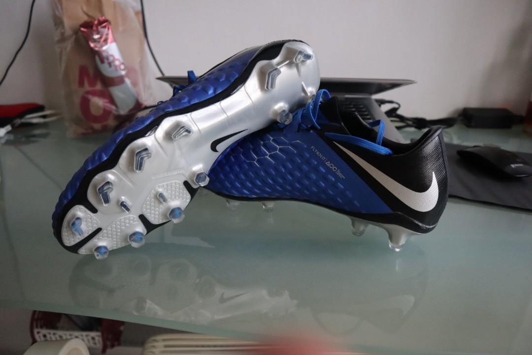 Nike Hypervenom 3 Low Cut Blue Black Silver Metalic