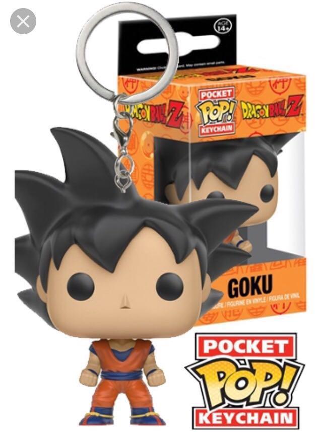 On Sale Goku Dragon Ball Funko Pop Keychain Toys Games Bricks