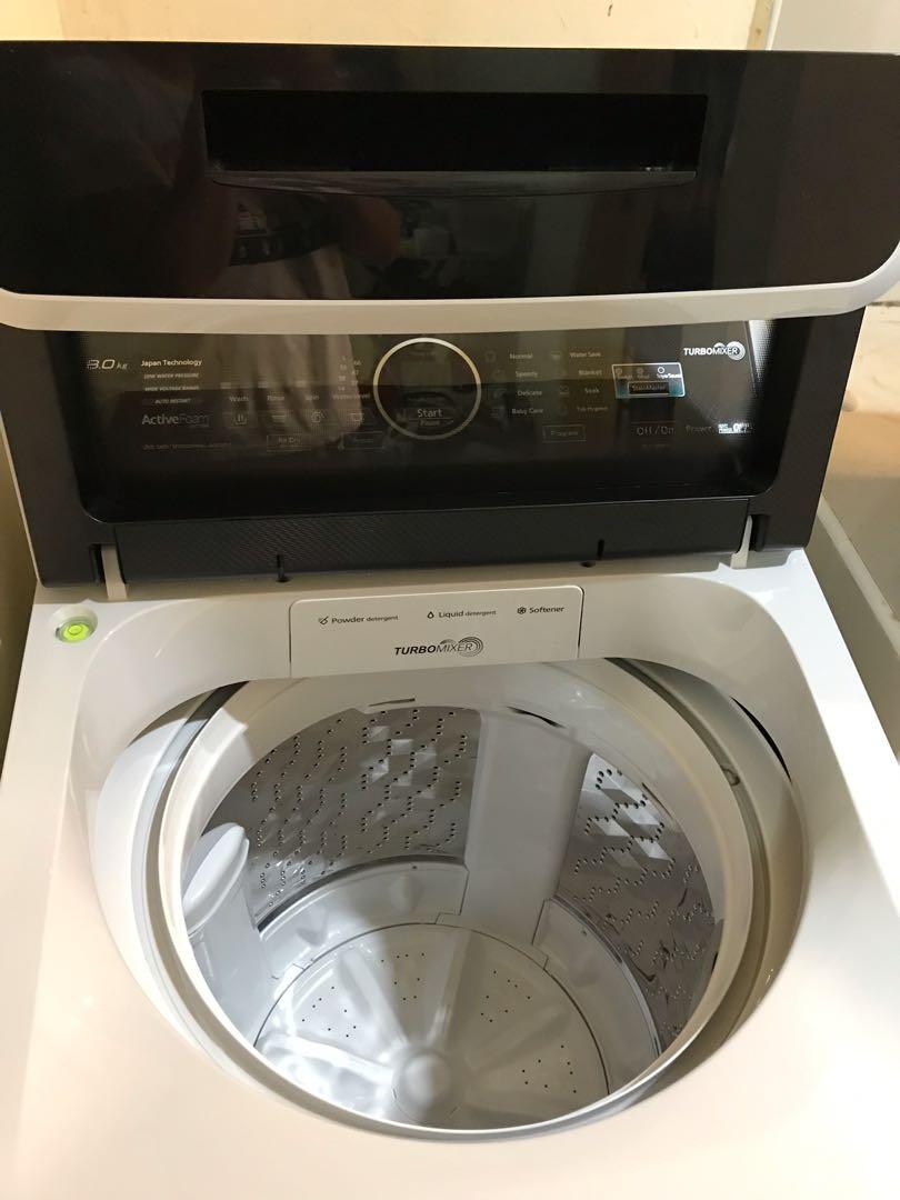 Panasonic Fully Automatic Washing Machine 8kgs Capacity NAF80A5, TV