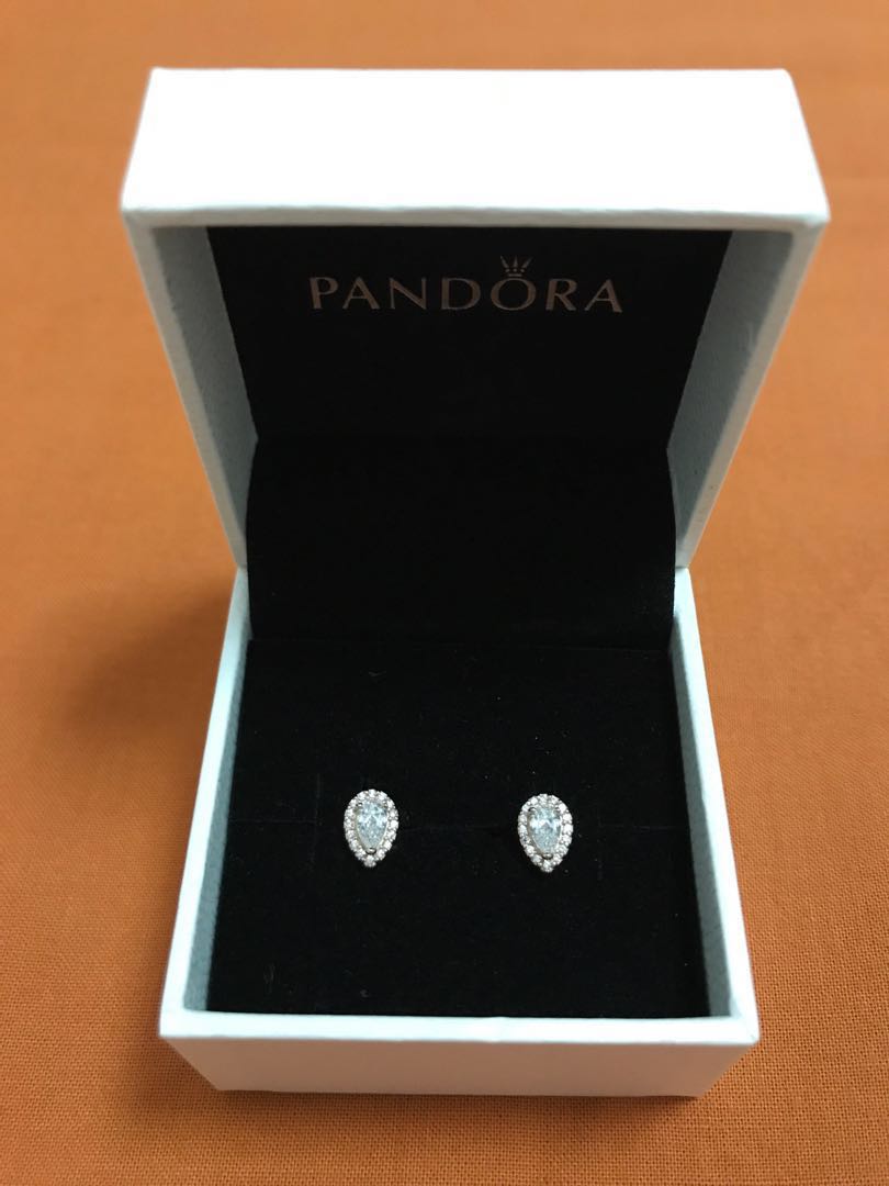 Radiant teardrop clearance earrings pandora