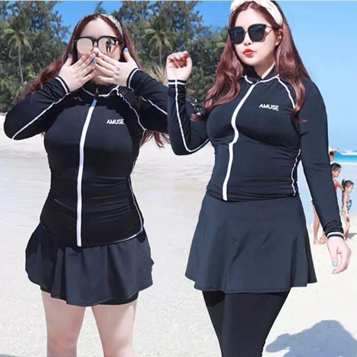 long swim dresses plus size