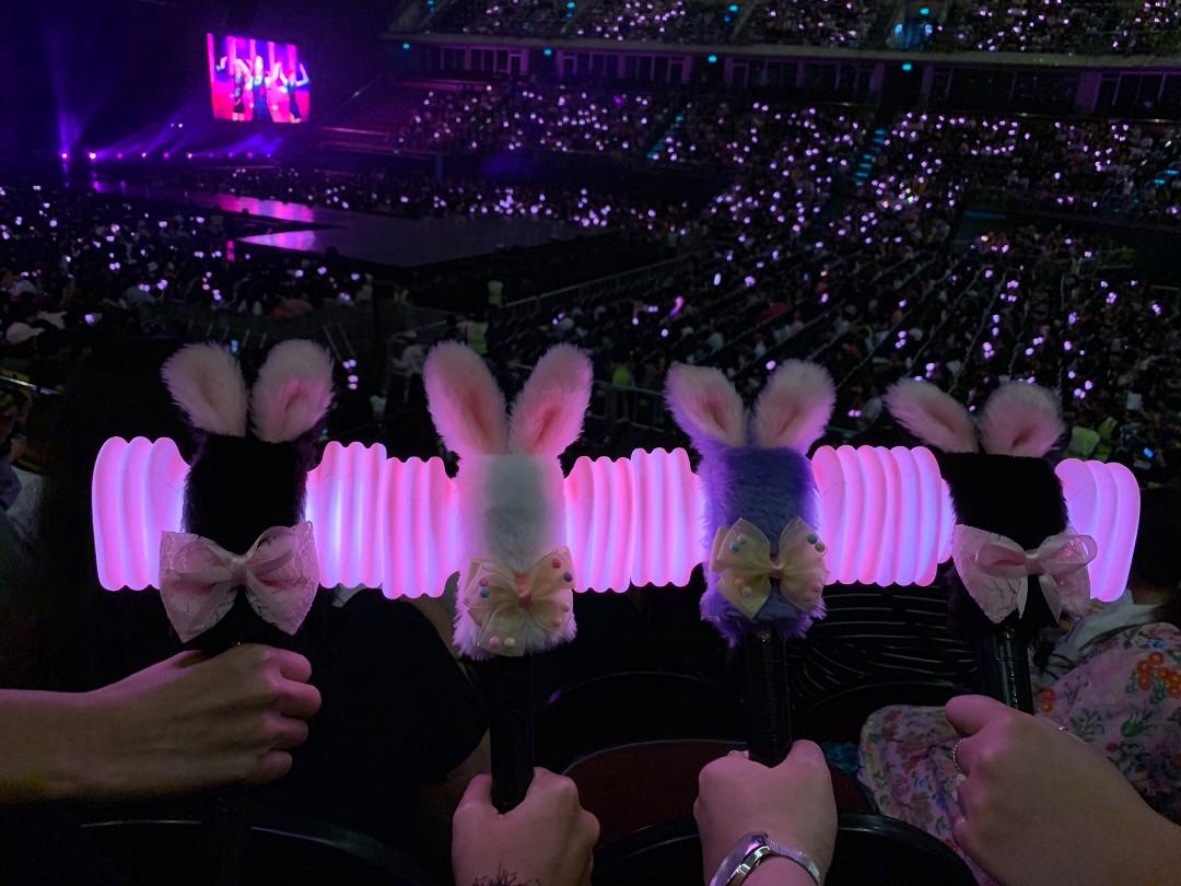 Onhand Blackpink Lightstick Bunny Hat, Hobbies & Toys, Memorabilia