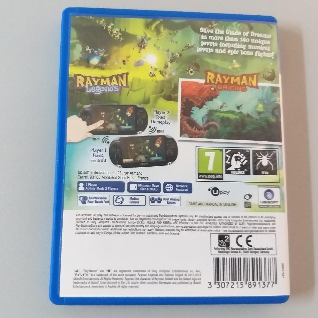 Rayman Legend PSVita PS Vita Ubisy software Japan Used