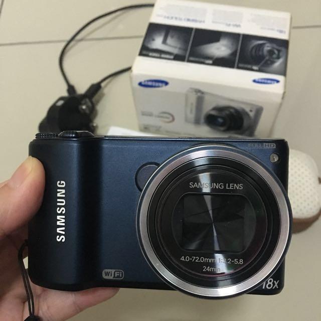 Samsung WB250F smart WiFi digital touchscreen camera ( Cobalt black