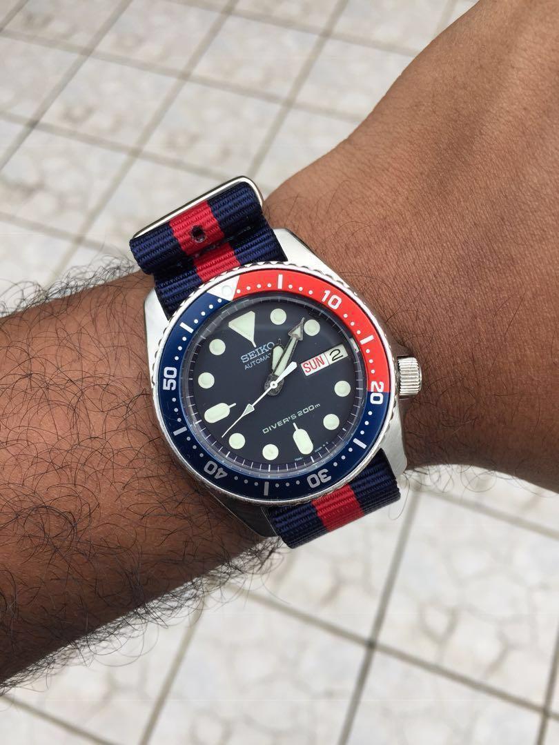 Seiko SKX 015 Diver Pepsi Automatic Men's Watch RARE Vintage, Men's  Fashion, Watches & Accessories, Watches on Carousell