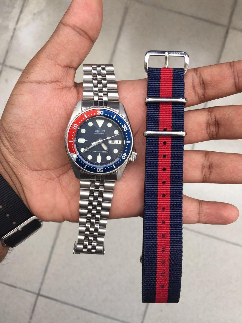 Seiko SKX 015 Diver Pepsi Automatic Men's Watch RARE Vintage, Men's  Fashion, Watches & Accessories, Watches on Carousell