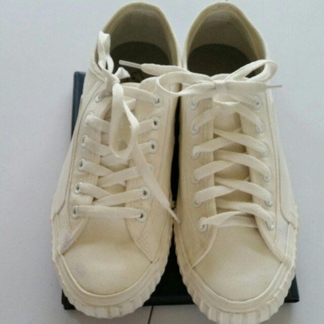 used off white sneakers