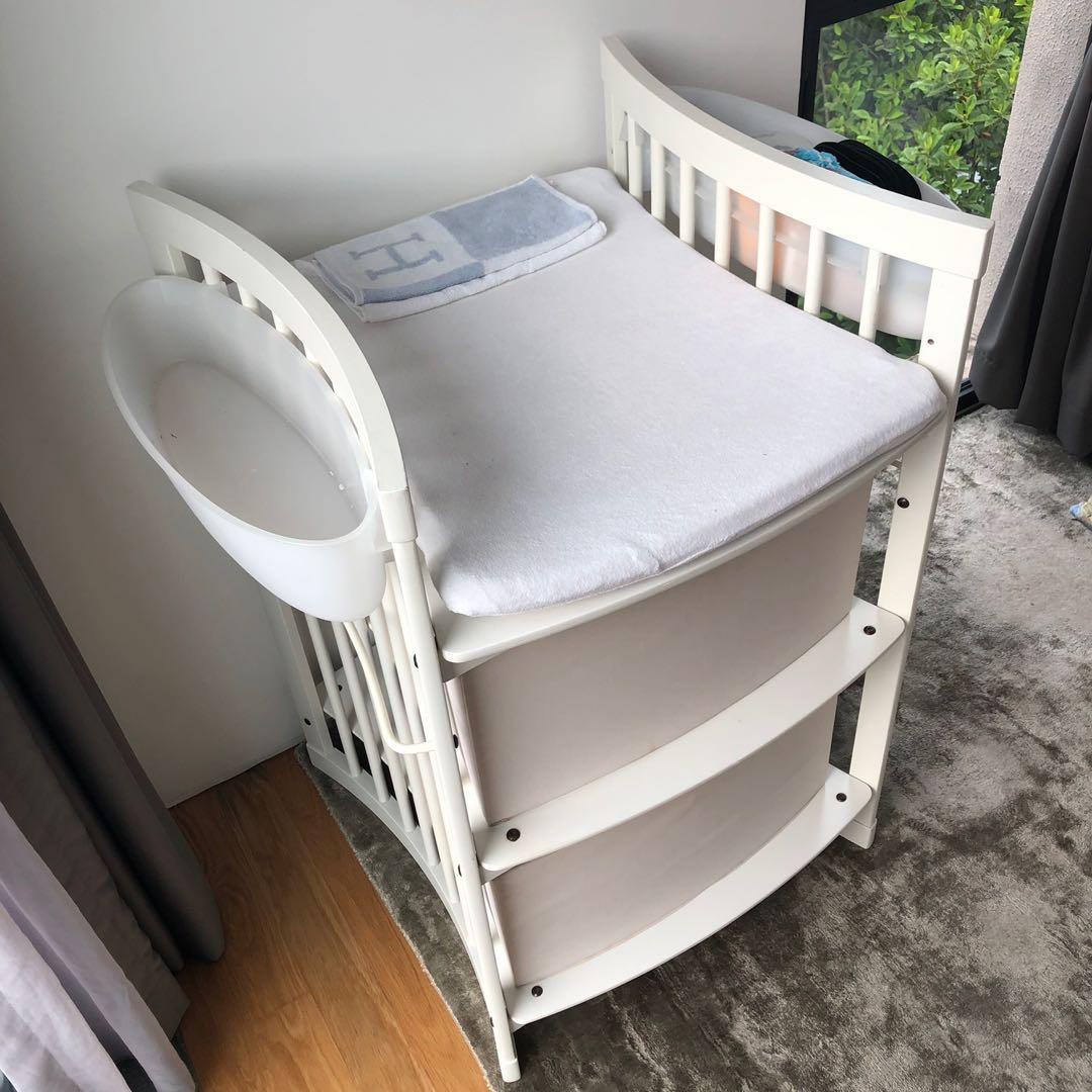 Stokke Care Changing Table White, Babies & Kids, Bathing & Changing, Changing Mats