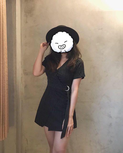 Stripey Romper Women S Fashion Clothes Rompers Jumpsuits On Carousell