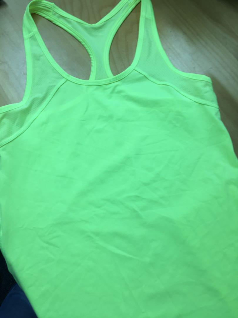 fluorescent yellow under armour
