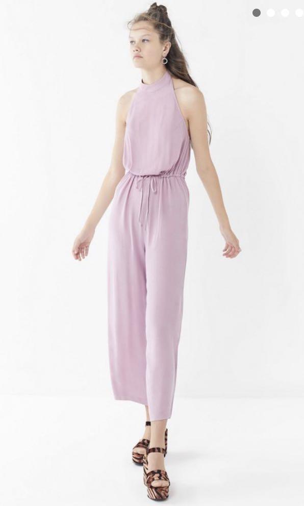 urban outfitters purple jumpsuit