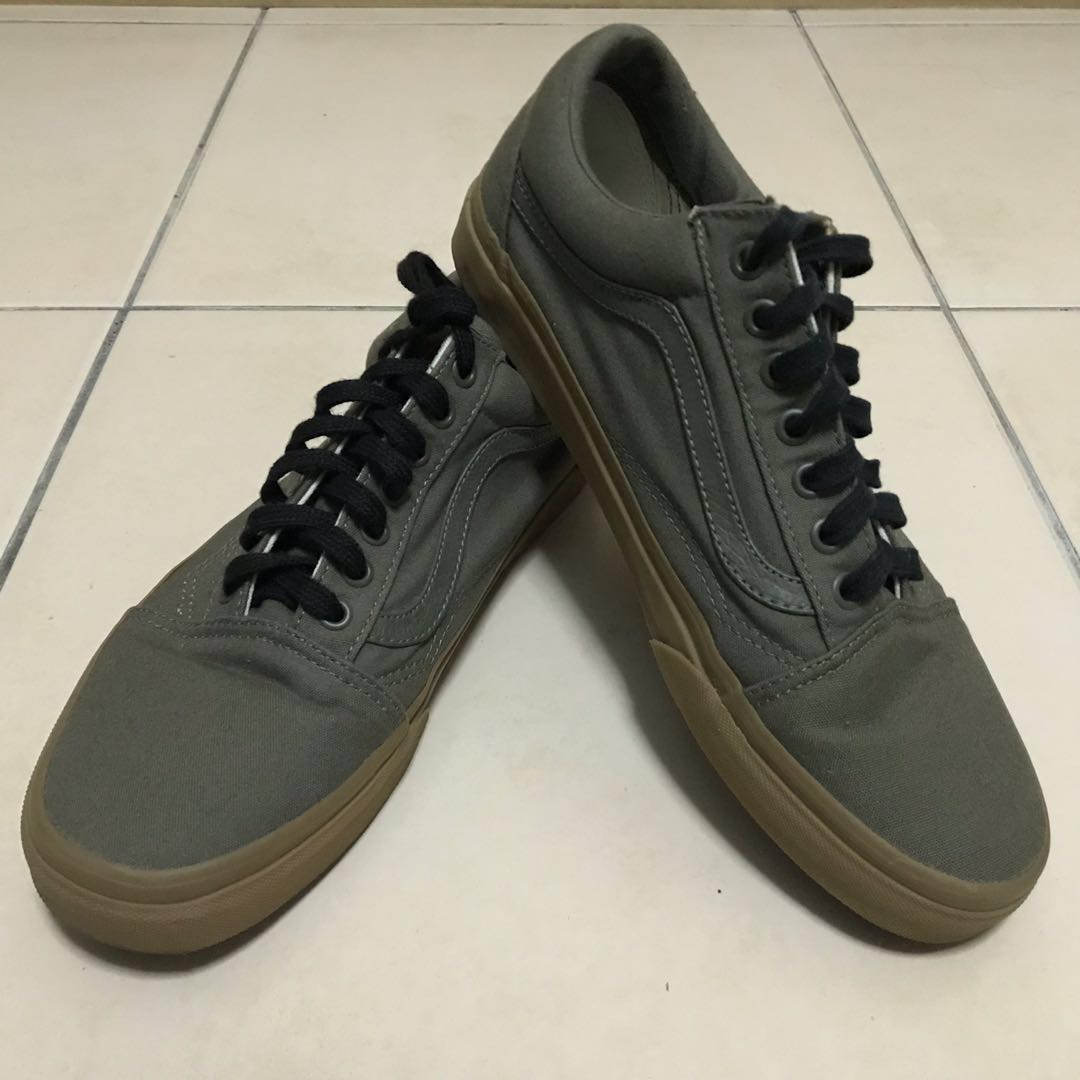 vans old skool canvas gum
