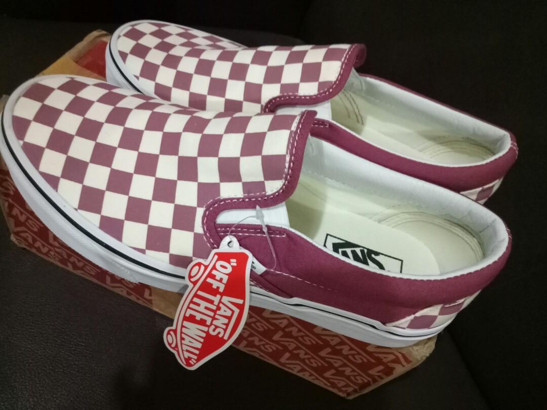 Vans dry best sale rose checkerboard