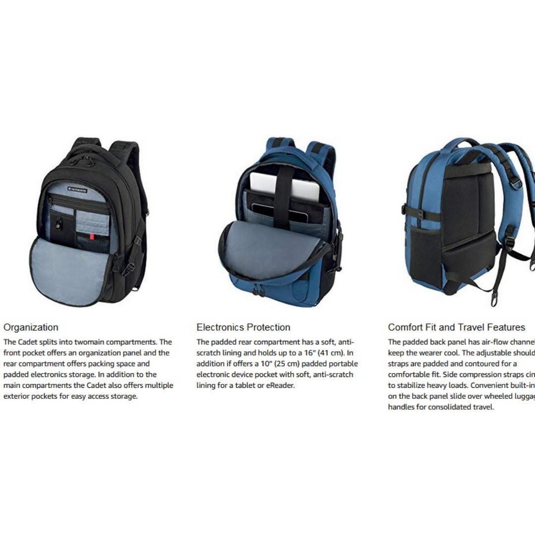 Victorinox Vx Sport Cadet Laptop Backpack Men s Fashion Bags Backpacks on Carousell