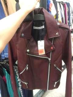 Mango leather jacket