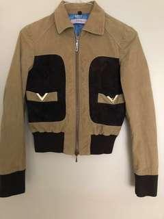 Authentic Valentino corduroy & suede jacket
