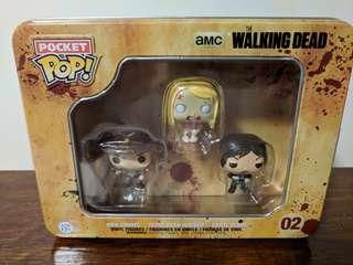 Funko Pocket Pop Tins The Walking Dead Rick Grimes Daryl Dixon Teddy Bear Walker