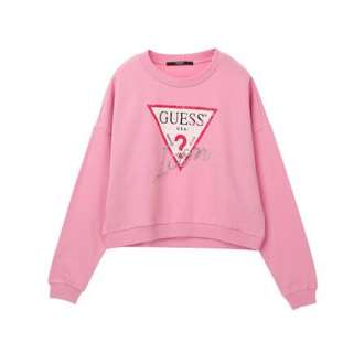 guess pink jumper