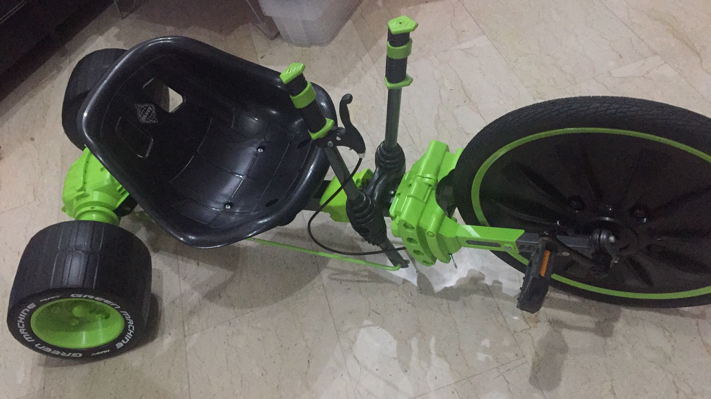 3 wheel green machine