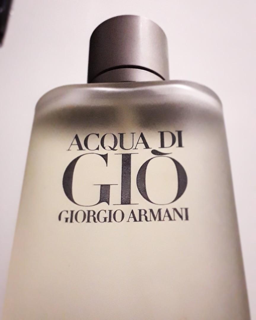 Acqua Di Gio 100ml Giorgio Armani Men S Perfume Health Beauty Perfumes Deodorants On Carousell