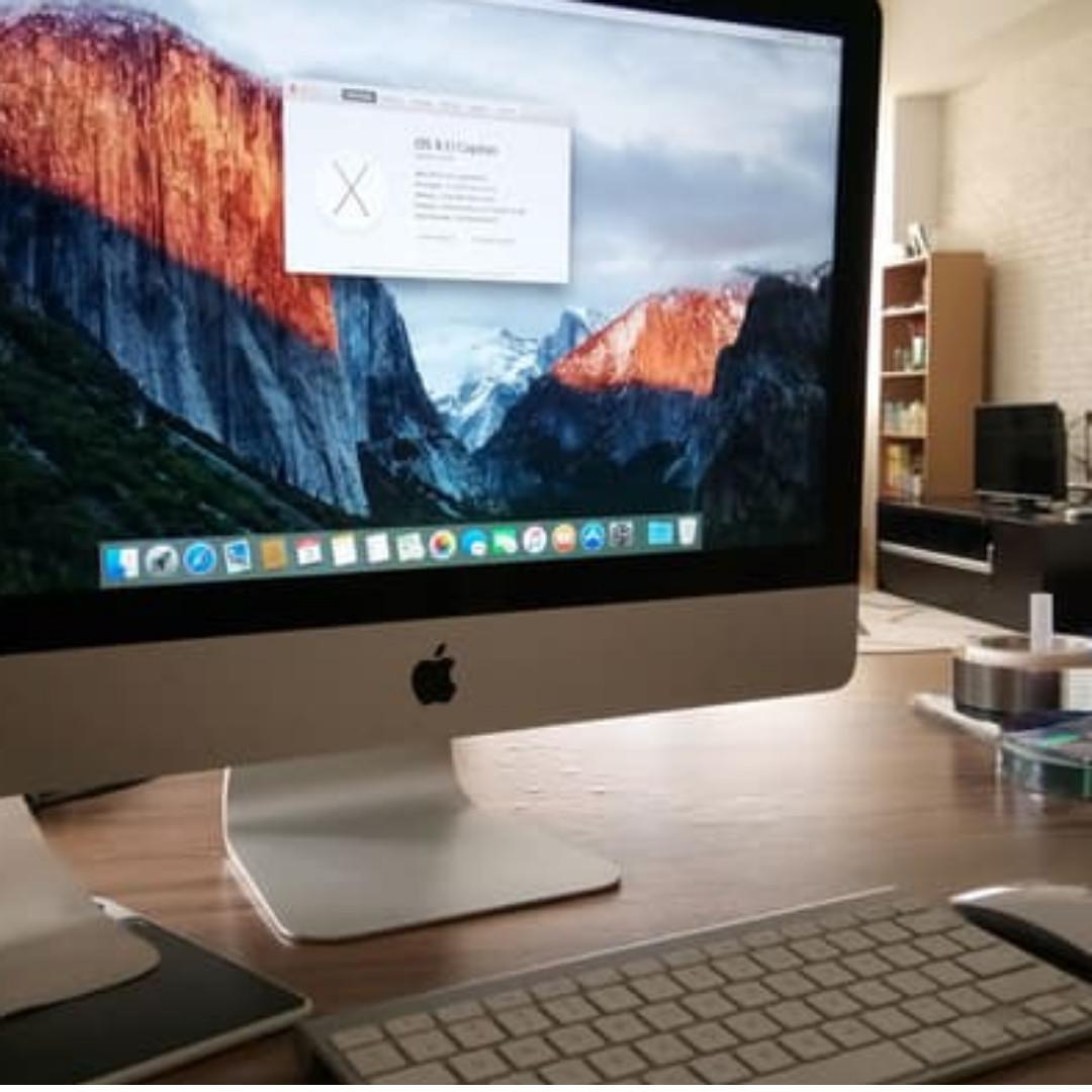 Apple Imac Desktop I5 21 5inch Me086 Hdd1tb Ram8gb Elektronik Komputer Desktop Di Carousell