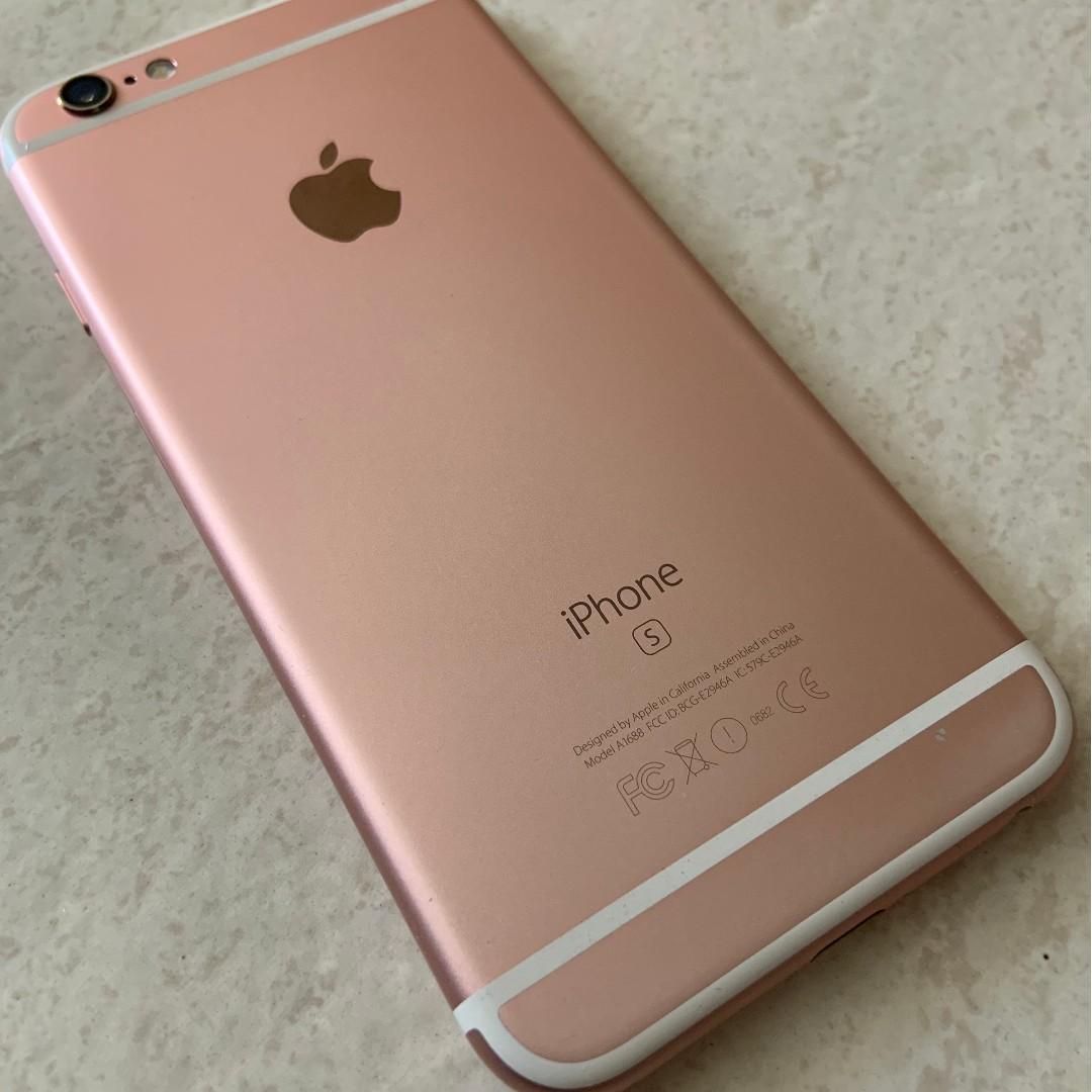 Apple Iphone 6s 128gb Rose Gold Mobile Phones Gadgets Mobile Phones Iphone Iphone Others On Carousell