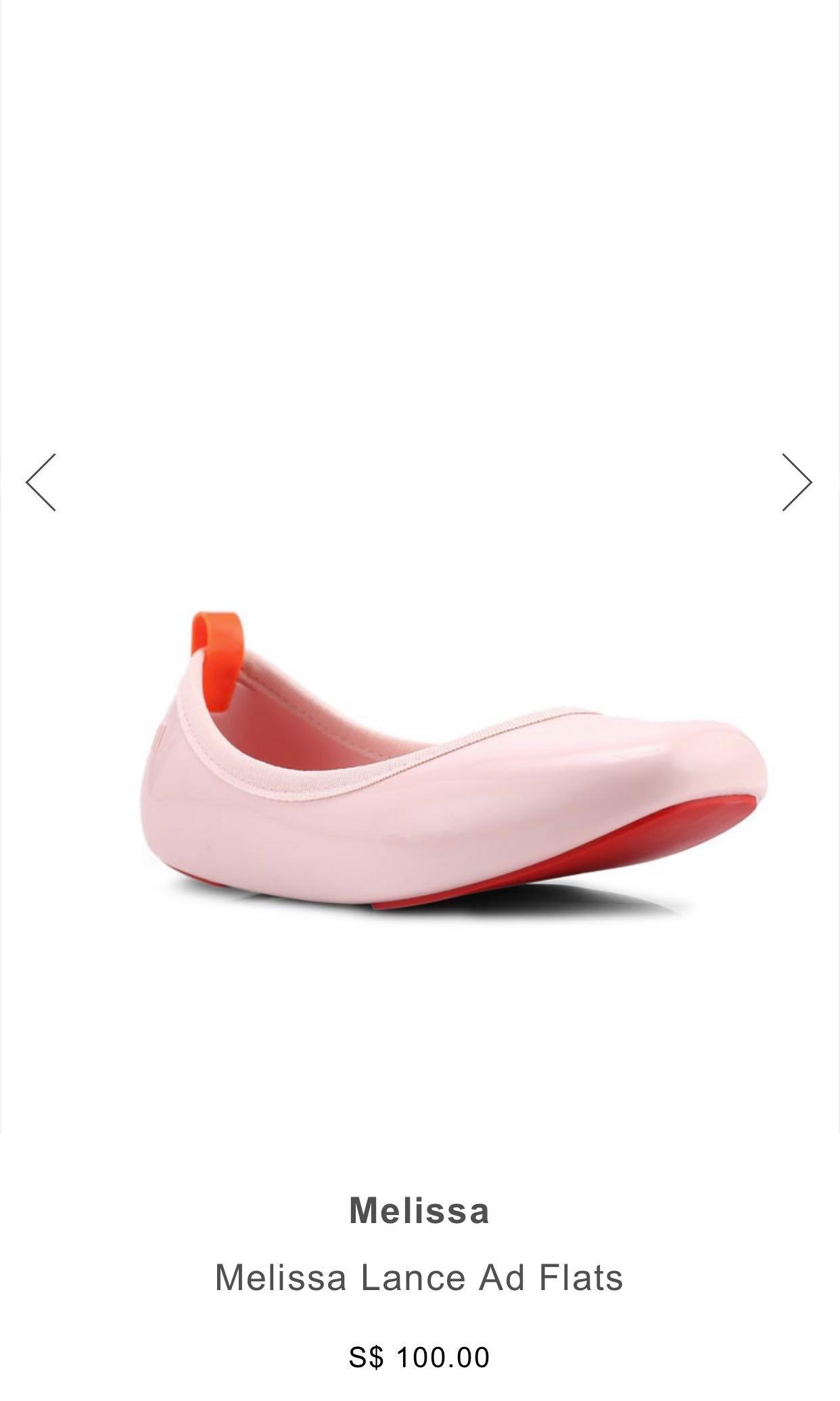 Authentic Melissa lance ad flat US 7 Women s Fashion Footwear Flats on Carousell