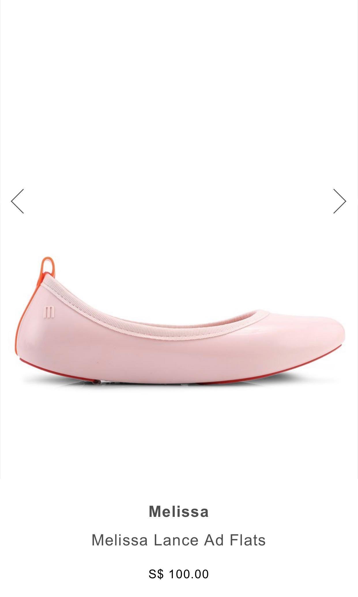 Authentic Melissa lance ad flat US 7