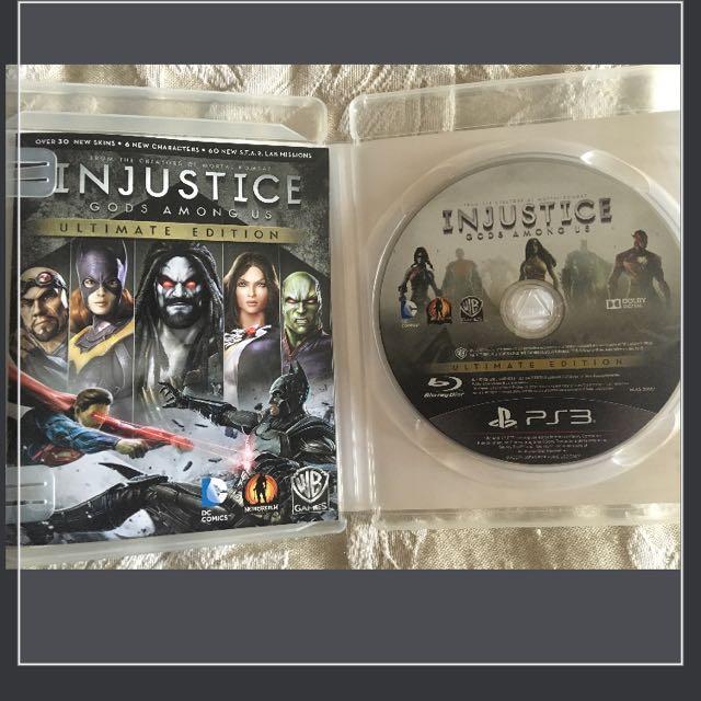 Authentic PS3 Injustice Gods among us Ultimate Edition (Category: PlayStation) located in Makati City. Submitted by good_deals2026 (Listing ID 211304607, Image 2). Description: Good condition. Complete with case, pamphlet & cd. .