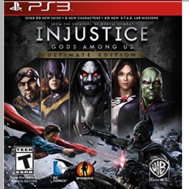 Authentic PS3 Injustice Gods among us Ultimate Edition (Category: PlayStation) located in Makati City. Submitted by good_deals2026 (Listing ID 211304607, Image 1). Description: Good condition. Complete with case, pamphlet & cd. .